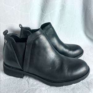 Sofft Black Leather Booties